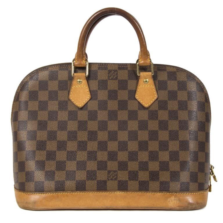 Louis Vuitton Alma Damier Ebene MM Bag ○ Labellov ○ Buy and Sell