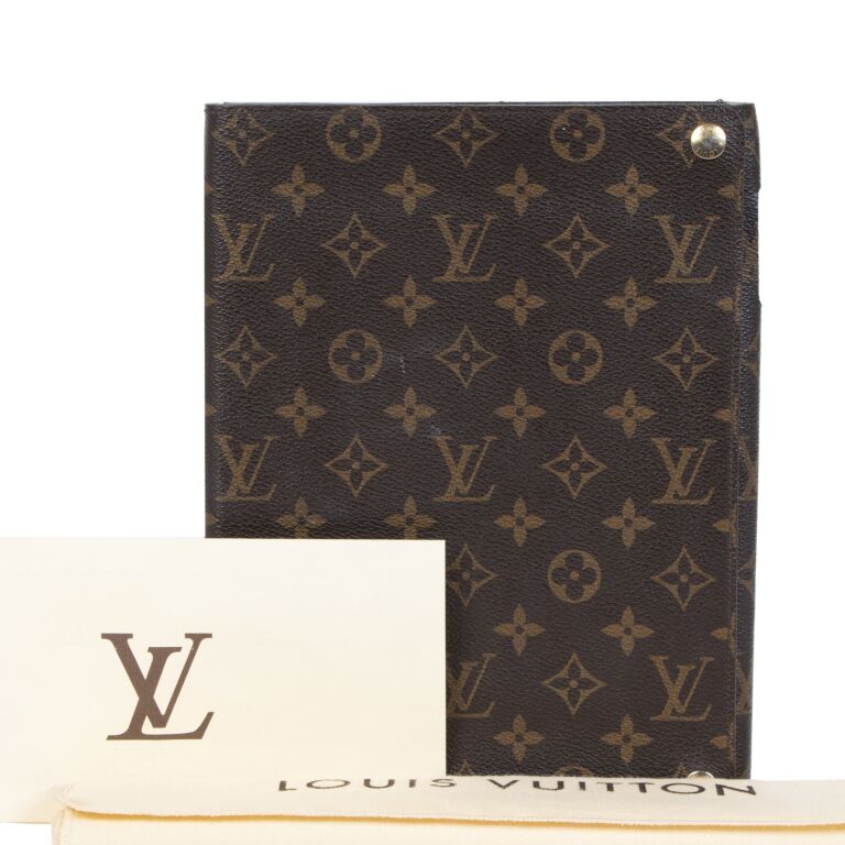 Louis Vuitton - Monogram Canvas Leather Ipad Case