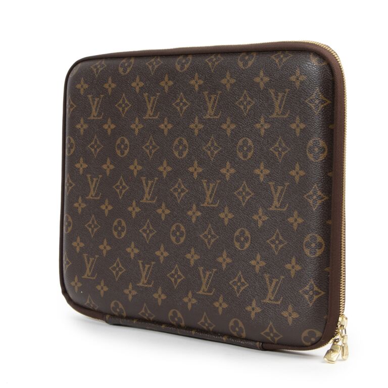Louis Vuitton Brown Laptop Sleeve Monogram 13 inch ○ Labellov ○ Buy and  Sell Authentic Luxury