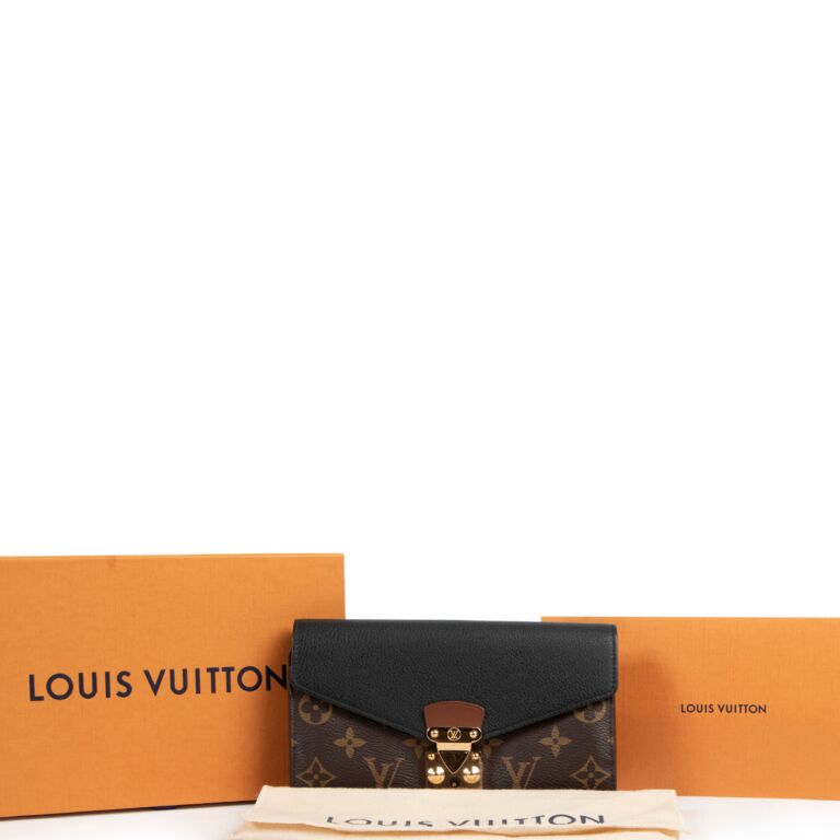 Sold at Auction: A Louis Vuitton Python Monogram Pallas Wallet