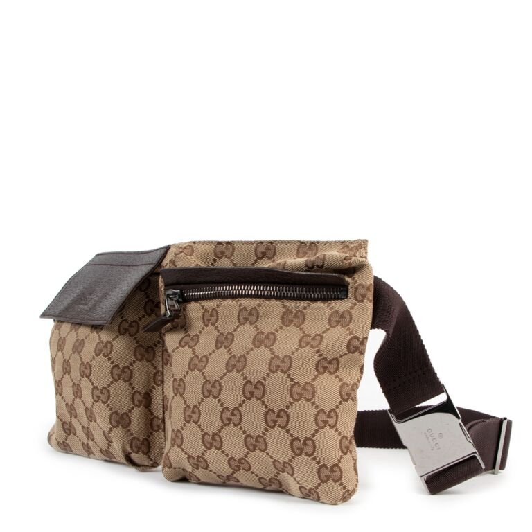 Gucci Waist Bag GG Canvas Brown - US