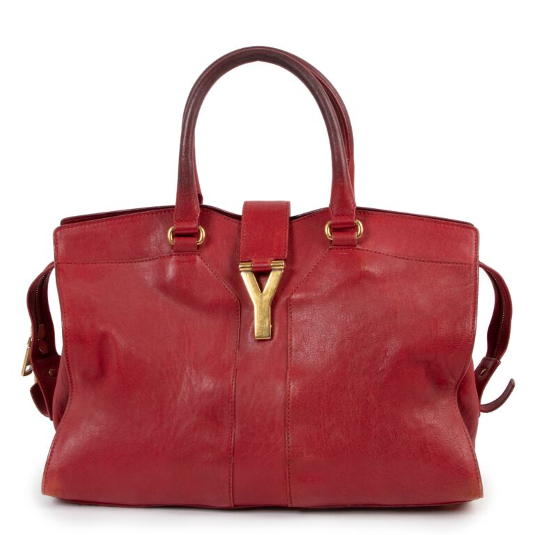 Louis Vuitton Geant Travel bag 397519, Yves Saint Laurent Red Leather  Large Cabas ChYc Bag