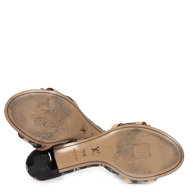 Louis Vuitton Kitten Heel Sandals