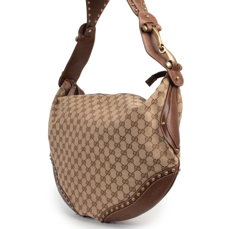 Gucci GG Logo Hobo Bucket Shoulder Bag – Just Gorgeous Studio