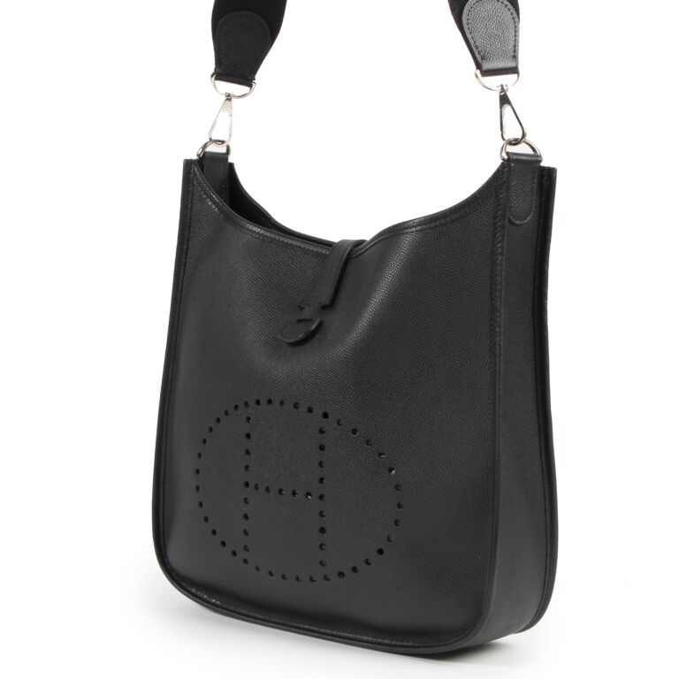 Hermès Evelyne Black TGM Bag ○ Labellov ○ Buy and Sell Authentic
