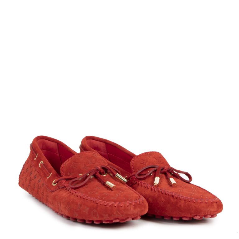 Gloria Flat Loafers - Luxury Red