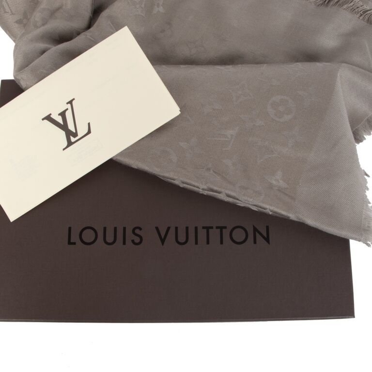 Louis Vuitton Verone Wool/Silk Logo Mania Scarf ○ Labellov ○ Buy and Sell  Authentic Luxury