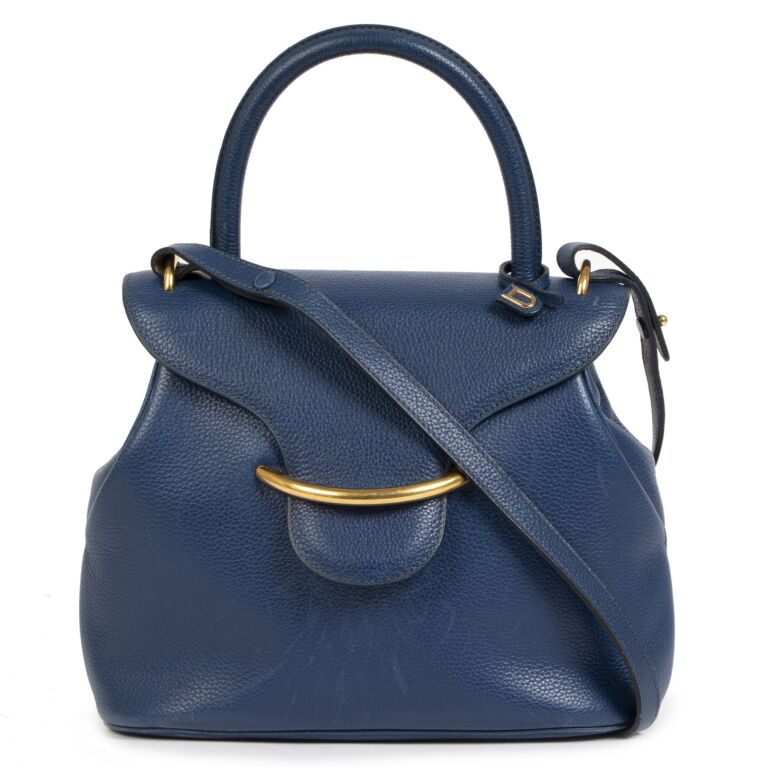 Delvaux Blue Baltimore PM Labellov Buy and Sell Authentic Luxury