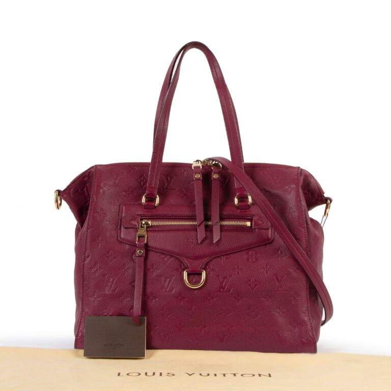 Louis Vuitton Lumineuse PM Bordeaux Monogram Empreinte handbag – Exchange  Collectibles