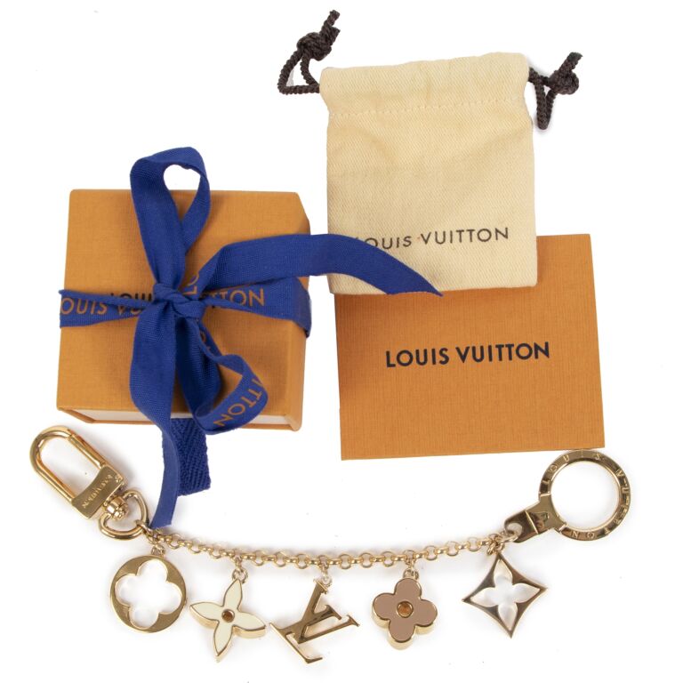 Louis Vuitton Fleur de Monogram LV Logo Bag Charm M67119, Cra-wallonieShops Revival