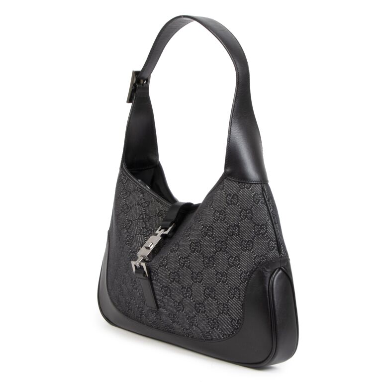 Gucci Gucci Shopper bag Jackie in monogram canvas Black Cloth ref