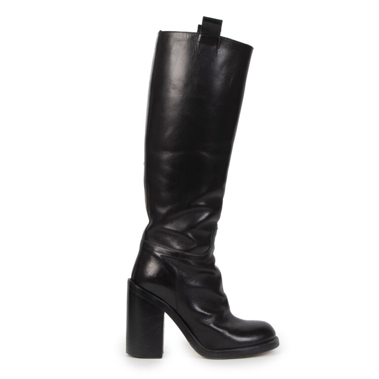 AF Vandevorst Riding Inspired Boots Black - size 35,5 Labellov Buy and ...