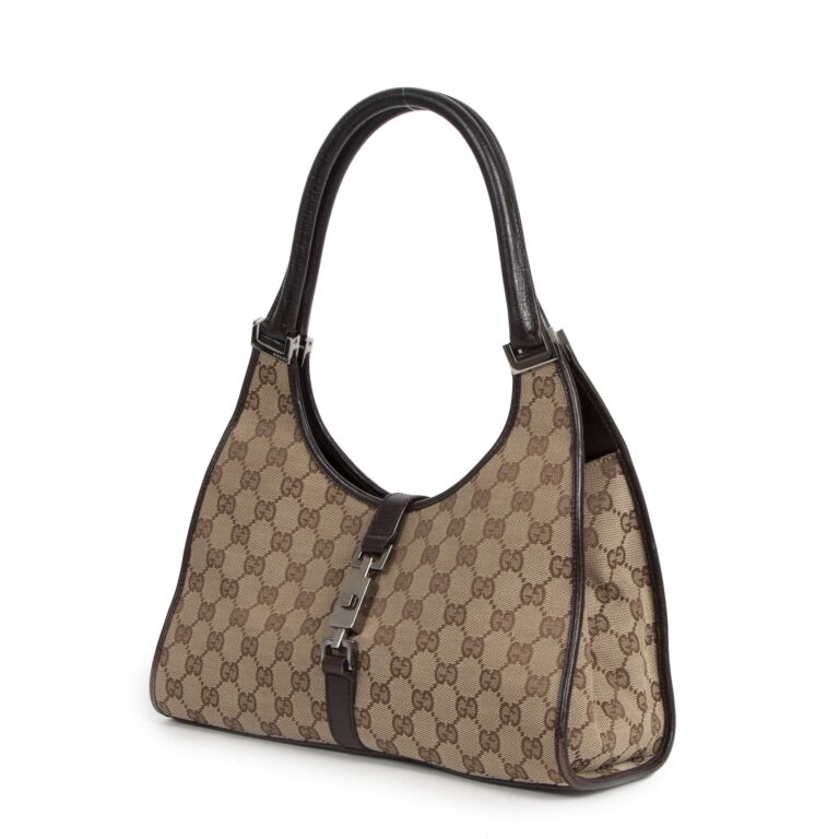 Gucci Jackie GG Canvas Hobo Bag