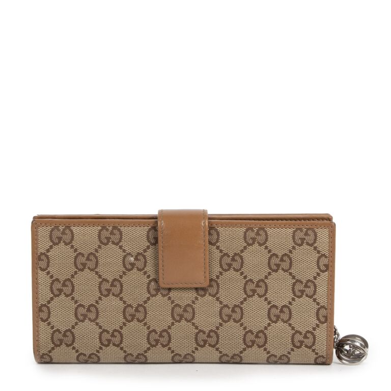 Gucci Monogram Canvas Wallet ○ Labellov ○ Buy and Sell Authentic Luxury