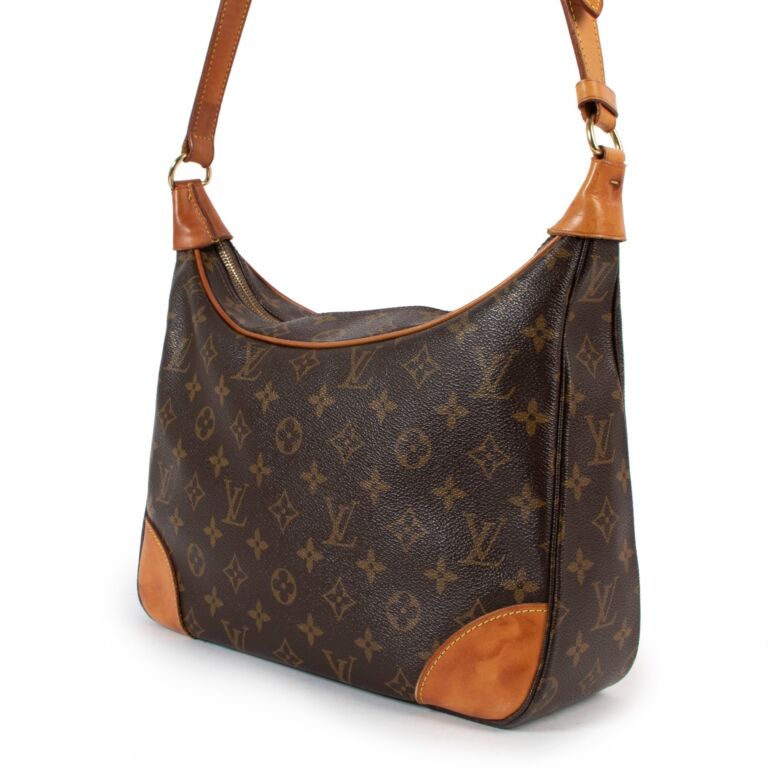 Louis Vuitton - Authenticated Boulogne Handbag - Leather Brown for Women, Very Good Condition