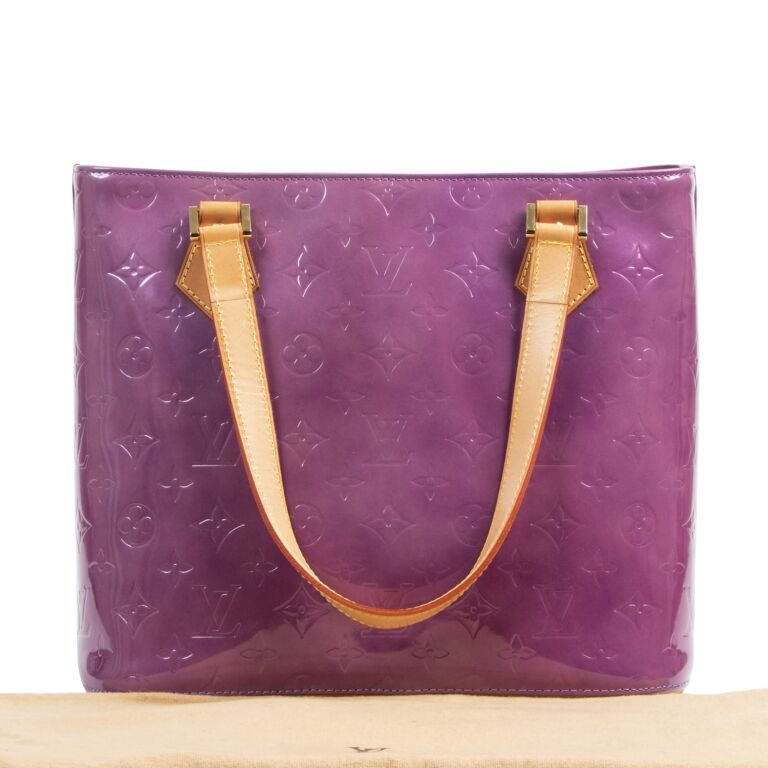 Louis Vuitton Purple Vernis Houston Bag ○ Labellov ○ Buy and Sell Authentic  Luxury