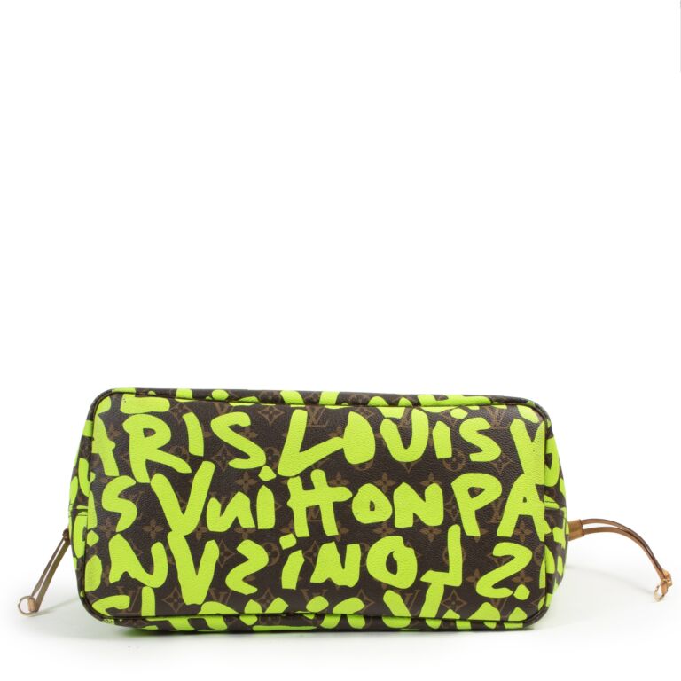 Louis Vuitton Limited Edition Stephen Sprouse Neon Green Graffiti Neverfull  GM ○ Labellov ○ Buy and Sell Authentic Luxury