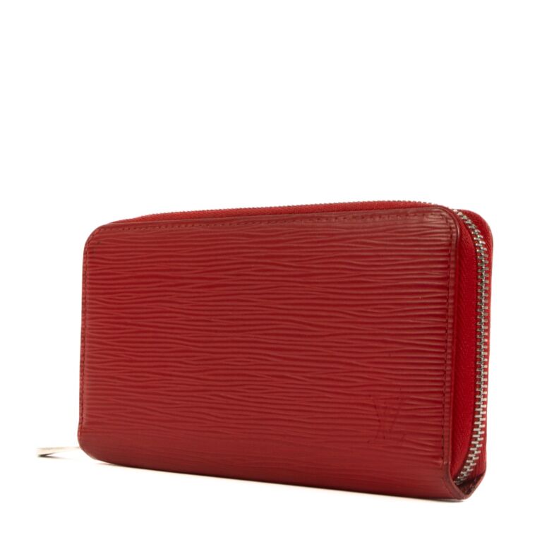Louis Vuitton Red Epi Leather Zippy Wallet at Jill's Consignment