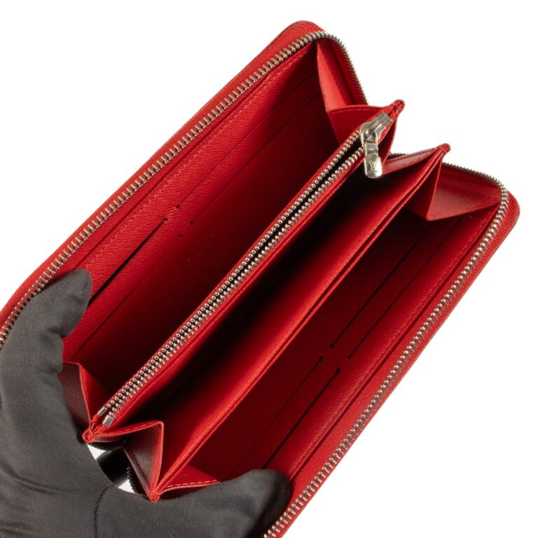 Louis Vuitton Zippy Wallet Rouge Epi