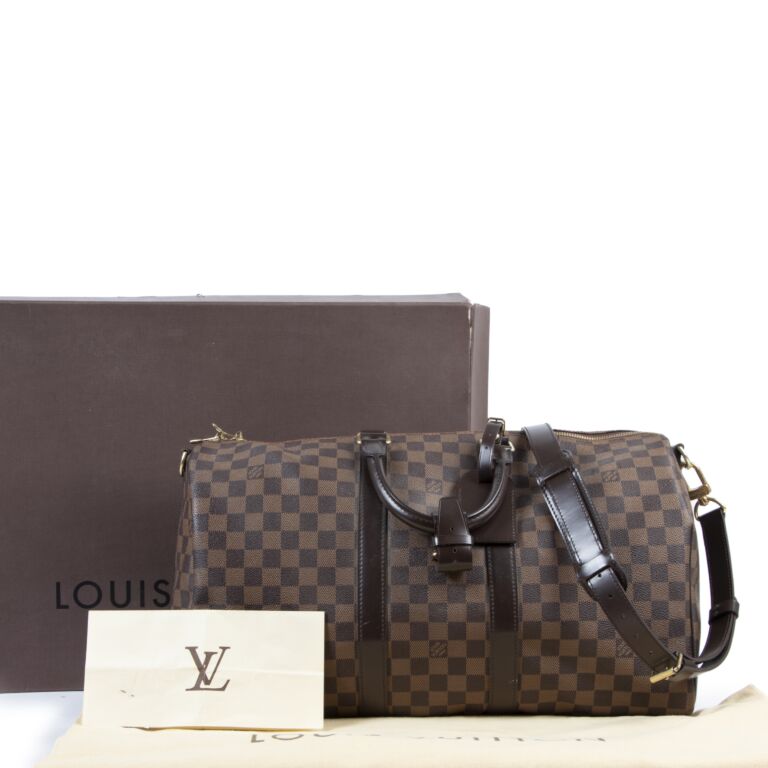 Louis Vuitton Damier Ebene Keepall 45 Bag ○ Labellov ○ Buy and Sell  Authentic Luxury