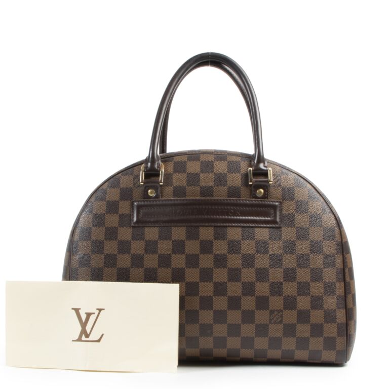 Louis Vuitton Nolita Damier Ebene Double Top Handle Bag on SALE