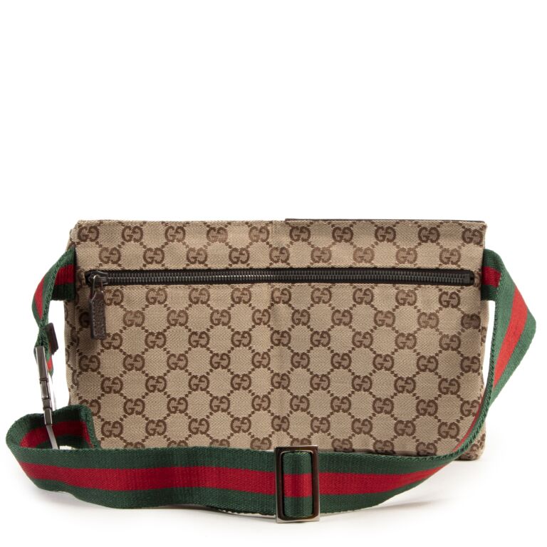 Gucci Monogram Canvas Belt Bag ○ Labellov ○ Buy and Sell