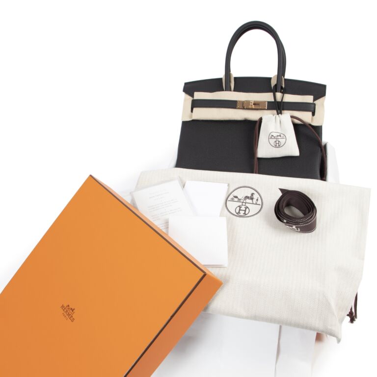 Hermès Birkin 30cm Black Togo PHW ○ Labellov ○ Buy and Sell Authentic Luxury