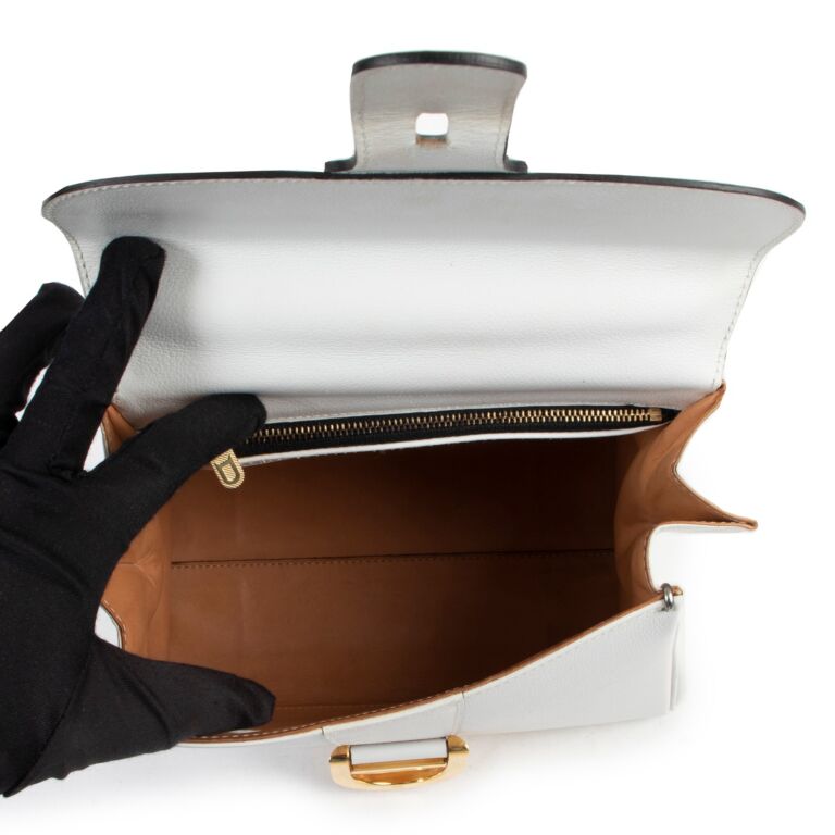 Brillant leather handbag Delvaux White in Leather - 25735775
