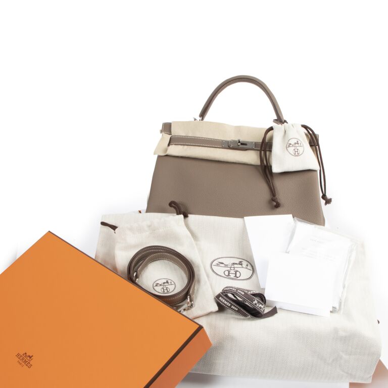 Hermes Etoupe Kelly 32 Bag – The Closet