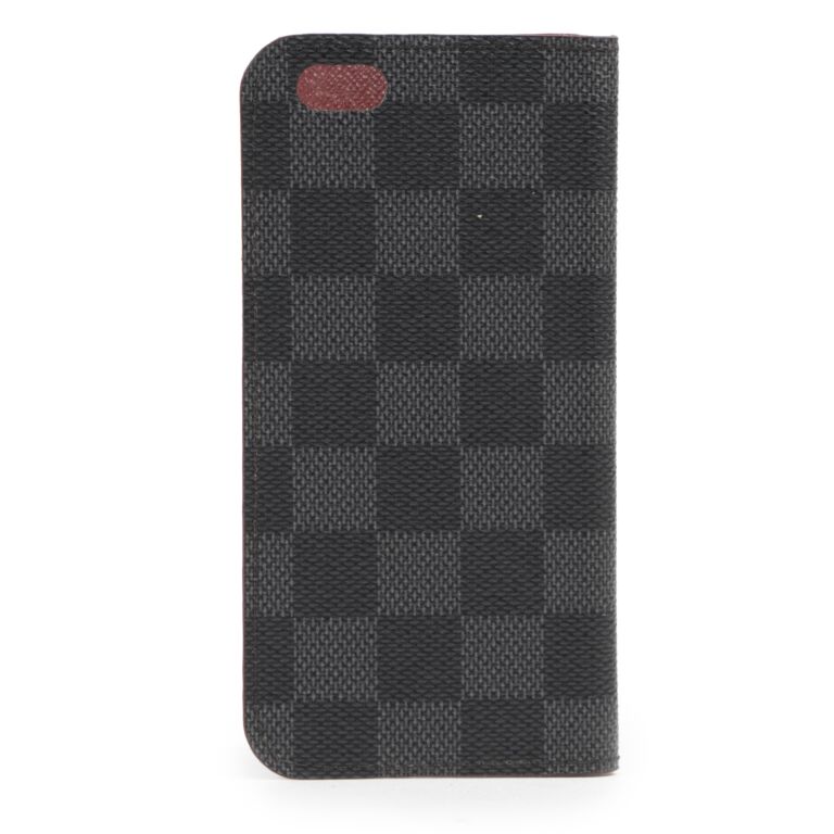 Louis Vuitton Black Damier Folio Iphone 6/6S Case ○ Labellov ○ Buy and Sell  Authentic Luxury