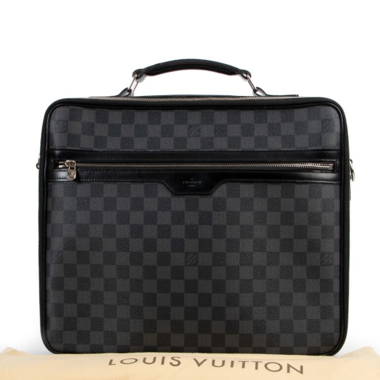 Louis Vuitton Damier Ebene Canvas Sabana Laptop Bag Louis Vuitton