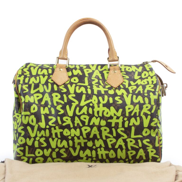 Louis Vuitton Stephen Sprouse Graffitti Speedy Neon Bag at 1stDibs