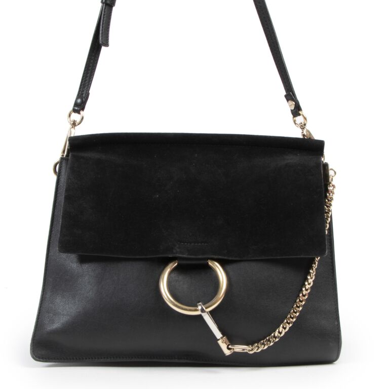 Chloé Black Faye Shoulder Bag Labellov Buy and Sell Authentic Luxury