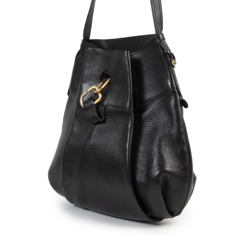Leather handbag Delvaux Black in Leather - 25678639