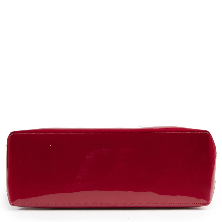 Louis Vuitton Red Monogram Vernis Wilshire Bag ○ Labellov ○ Buy