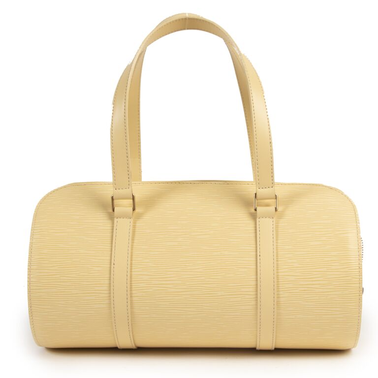 Louis Vuitton Cream Epi Papillon Bag ○ Labellov ○ Buy and Sell