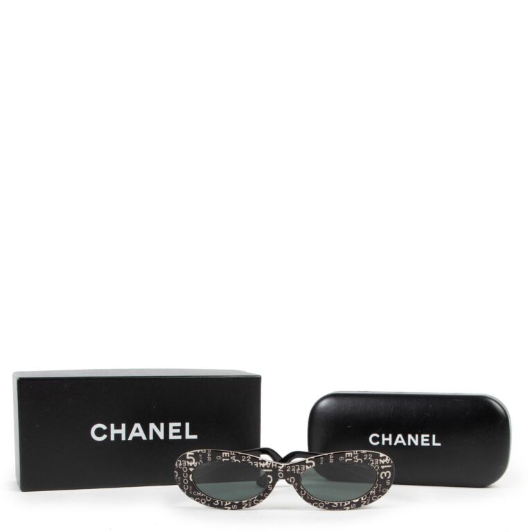 Vintage Chanel Red Rhinestone Slim Glasses  Treasures of NYC