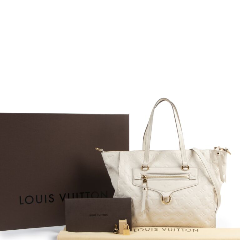 Louis Vuitton Louis Vuitton Lumineuse PM White Orient Empreinte