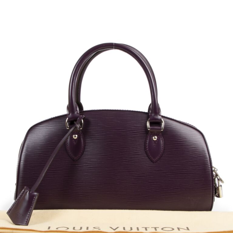 At Auction: Louis Vuitton, Louis Vuitton Blue Epi Jasmine Handbag