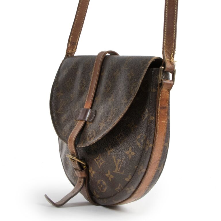 Sold' LOUIS VUITTON Chantilly PM Monogram Canvas Leather Crossbody  Messenger Bag VTG