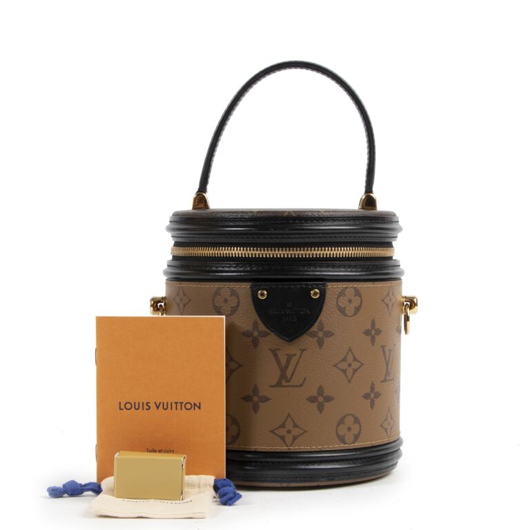 Louis Vuitton Beauty Case Cannes Reverse Monogram Brown in