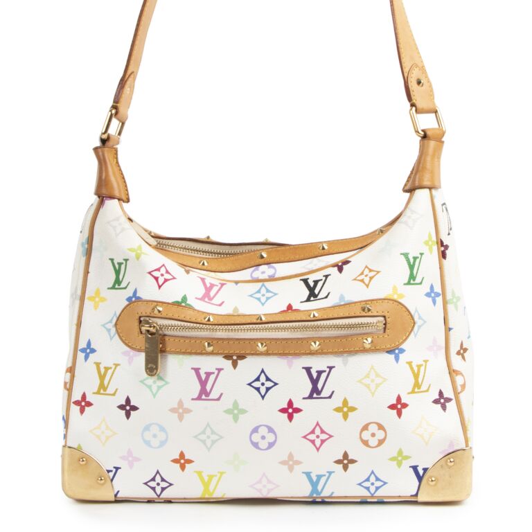 Louis Vuitton, Bags, Louis Vuitton White Murakami Multicolor Wallet