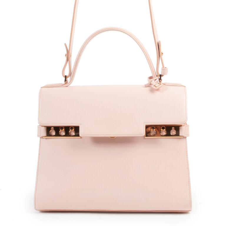 Delvaux Pink Top handle Labellov Buy and Sell Authentic Luxury