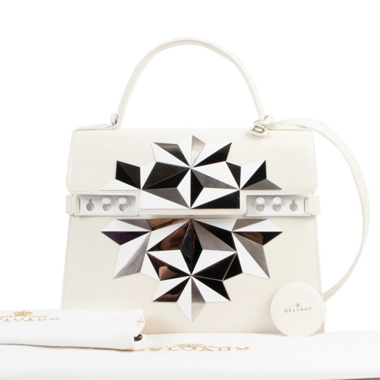 Delvaux Tempête MM Poussière D'Etoiles White Box Calf Limited Edition ○  Labellov ○ Buy and Sell Authentic Luxury