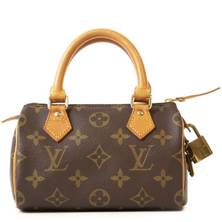 Monogram Nano Speedy Bag, Authentic & Vintage