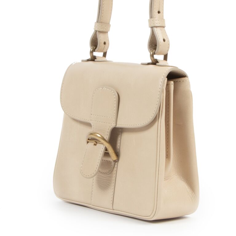 Brillant leather crossbody bag Delvaux Beige in Leather - 34135376