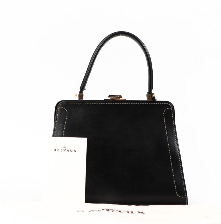 Delvaux Classico PM Black Jumping ○ Labellov ○ Buy and Sell 