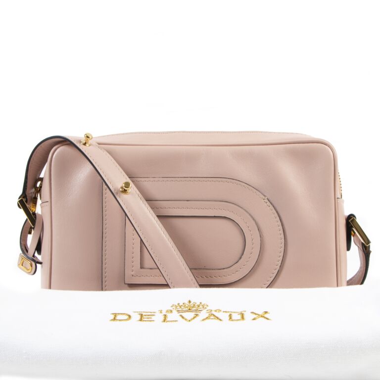 Tempête leather crossbody bag Delvaux Pink in Leather - 36815467