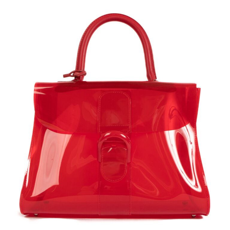 Delvaux Brillant Chaperon Rouge Vinyl Bag Labellov Buy and Sell ...