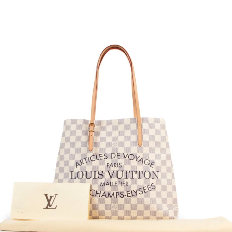 Louis Vuitton Damier Azur Cabas Adventure MM Bag ○ Labellov ○ Buy and Sell  Authentic Luxury